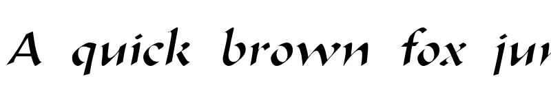 Preview of Marlin Thin Italic