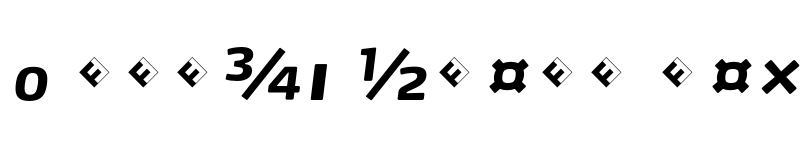 Preview of Max-ExtraBoldItalicExpert Regular