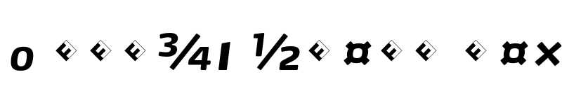Preview of Max-ExtraBoldItalicSCExpert Regular