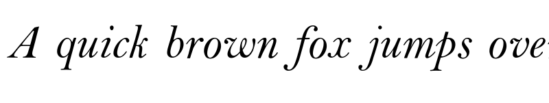 Preview of MBell-Italic Regular