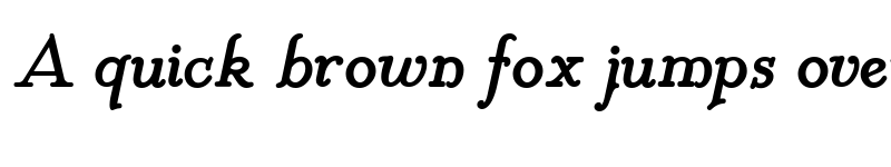 Preview of McKenna Handletter NF Bold Italic Regular