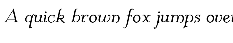 Preview of McKenna Handletter NF Roman Italic Regular