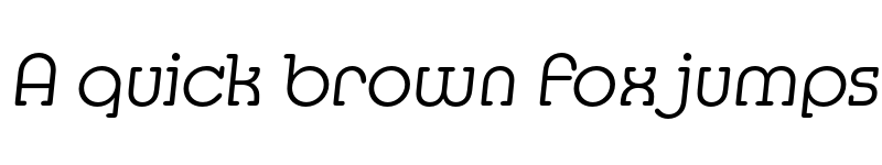 Preview of MediaSerifEF Light Italic