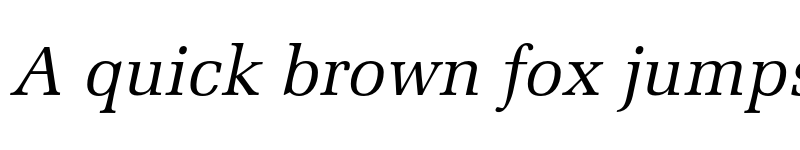 Preview of Melior Italic