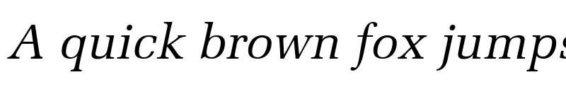 Preview of Melior RomanItalic