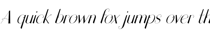 Preview of Melogia Light Italic