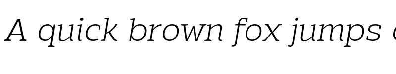 Preview of Mensch Serif Light Italic