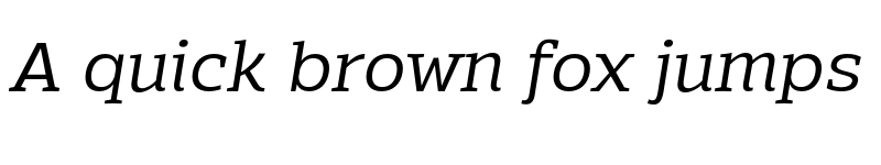 Preview of Mensch Serif Regular Italic
