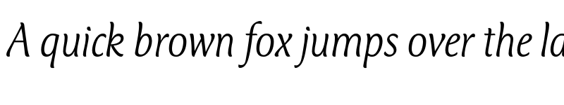 Preview of Mercurius CT Std Light Italic