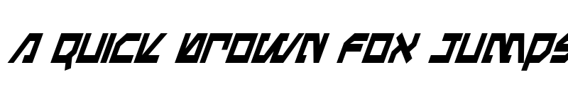 Preview of Metal Storm Condensed Italic Condensed Italic