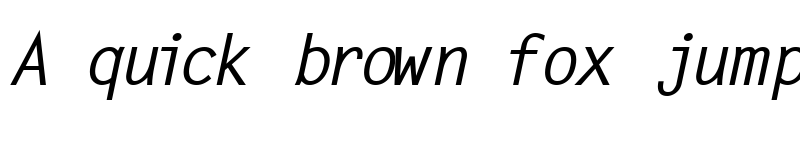 Preview of Microfine SSi Bold Italic