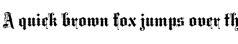Preview of Middle Saxony Text Regular