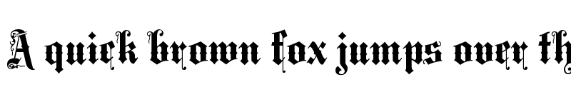 Preview of MiddleSaxonyText Regular