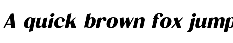 Preview of Milgran SemiCondensed Italic