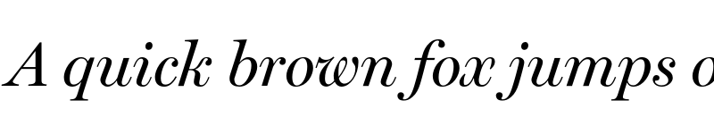 Preview of Miller Display Italic