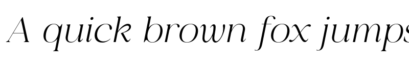 Preview of Milyuna Italic