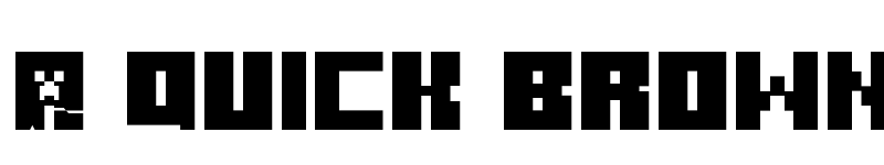 Preview of Minecraft Title Cyrillic Regular