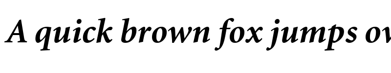 Preview of Miniature Bold Italic