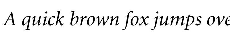 Preview of Miniature Italic