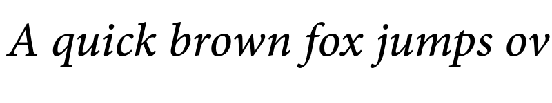 Preview of Minion Pro Medium Italic Caption