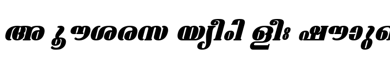 Preview of ML-TTAshtamudiExBold Italic