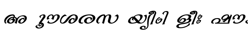 Preview of ML-TTBhavana Italic