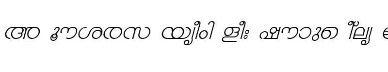 Preview of ML-TTChandrika Italic