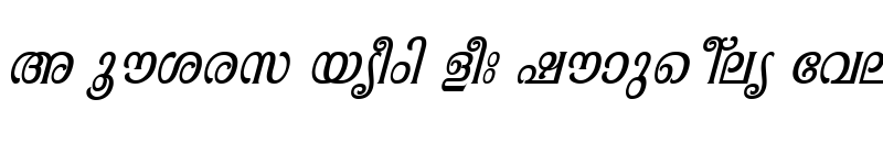 Preview of ML-TTPooram Italic