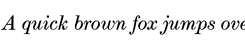 Preview of Modern Becker Extd Italic