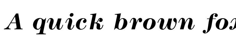 Preview of Modern Bold Italic