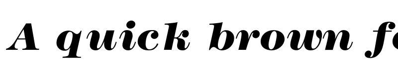 Preview of Modern Heavy Italic