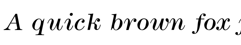 Preview of Modern Light Italic