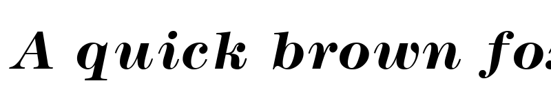 Preview of Modern No. 216 Bold Italic