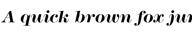 Preview of Modern327 Bold Italic