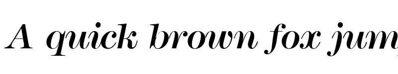 Preview of Modern438 RegularItalic