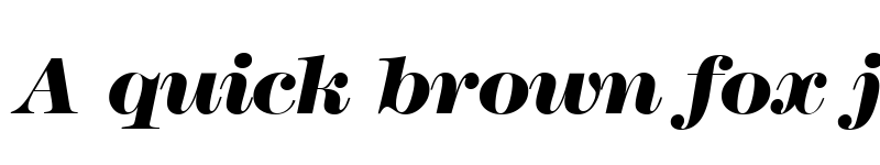 Preview of Modern438Heavy RegularItalic