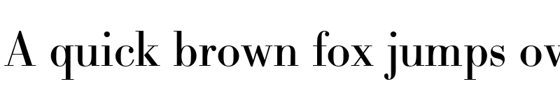 Preview of ModernBodoni Regular