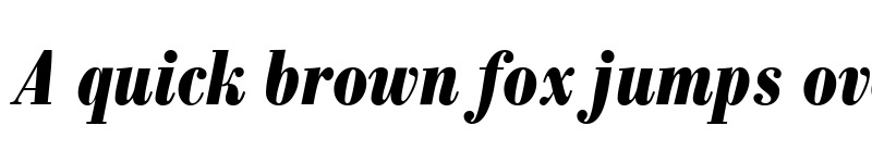 Preview of ModernBodoniCondHeavy RegularItalic