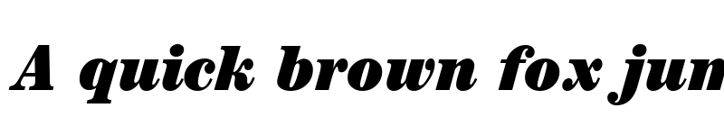 Preview of ModernCenturyCondHeavy RegularItalic