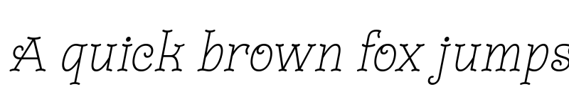 Preview of Monomalistic Generation Italic