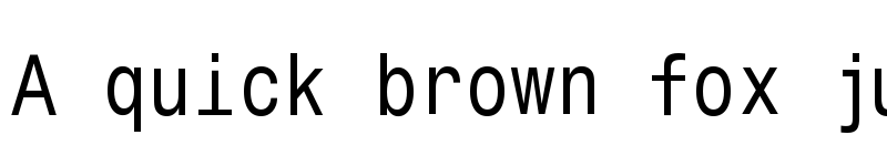Preview of MonospaceTypewriter Regular