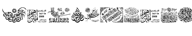 Preview of My Font Mohammad1 Regular