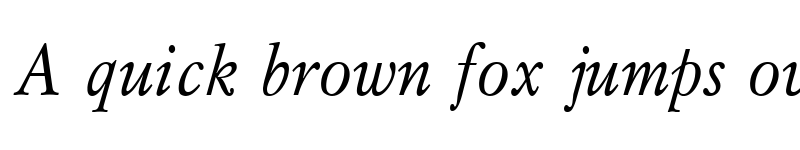 Preview of Mysl Narrow Italic