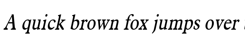 Preview of Nadine Condensed Italic