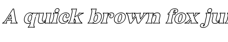 Preview of Narifah Outline Italic