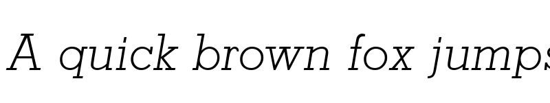 Preview of Nashville Light Italic