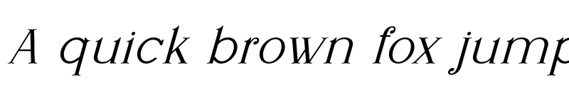 Preview of Nathalia Italic Italic