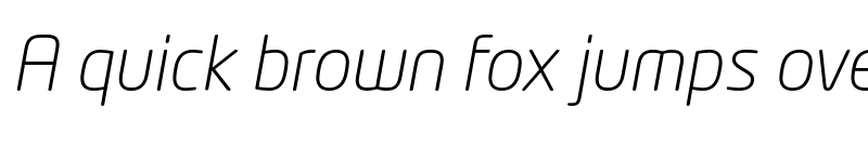 Preview of Neo Tech Std Light Italic