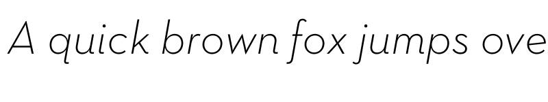 Preview of Neutra Text TF Light Italic