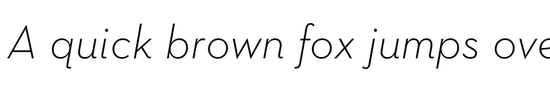 Preview of Neutraface Text Light Italic